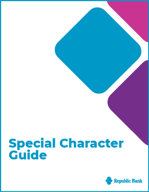 Special Character Guide